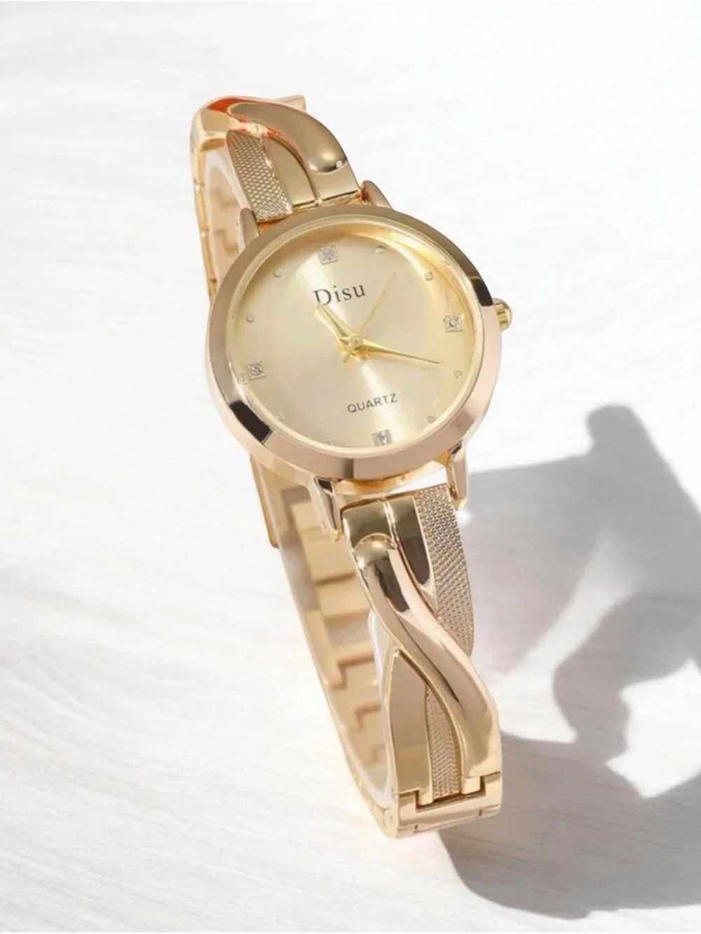 Women's Gold Bracelet Quartz Watch
